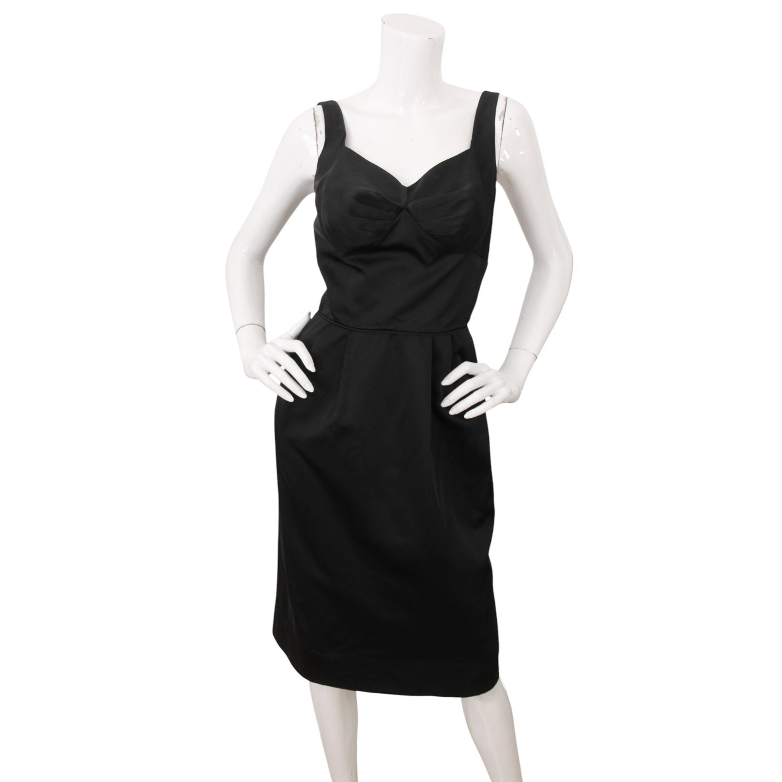 Vintage 1950’s Jay Herbert Dress Bullet Bust Bombshell Pinup Small Lbd